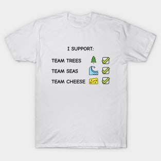 Nature and Cheese lover T-Shirt